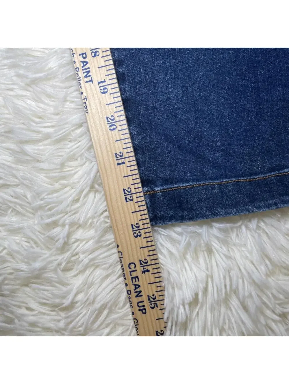 Kut From The Kloth jeans 58539 crop straight leg Raw Hem Size 10 - Picture 9 of 16